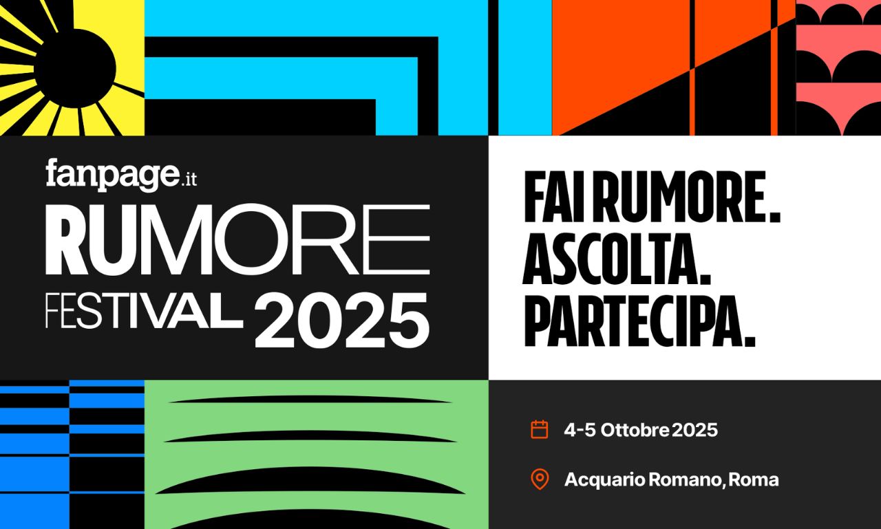 RUMORE FESTIVAL 2025: Fanpage.it lancia la sua prima edizione a Roma con Saviano, Conte, Gualtieri e The Jackal